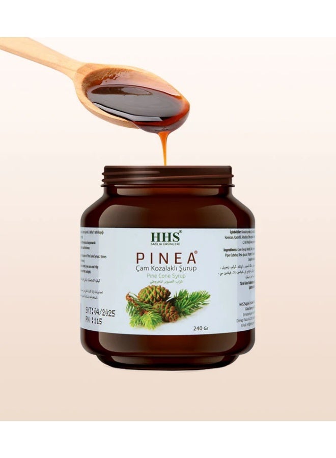 أتش أتش أس شراب الصنوبر الطبيعي مع مزيج دعم المناعة من ثمر الورد والزنجبيل - Image 3